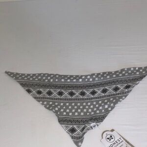 The Honest Company Gray Patterned Bib